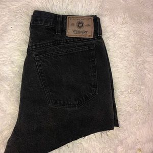 Custom Cut Premium Wrangler High Waisted Shorts